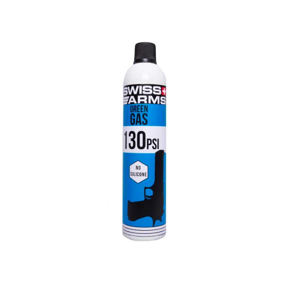 Green Gas Bottle Swiss Arms 130 PSI Dry 760mL