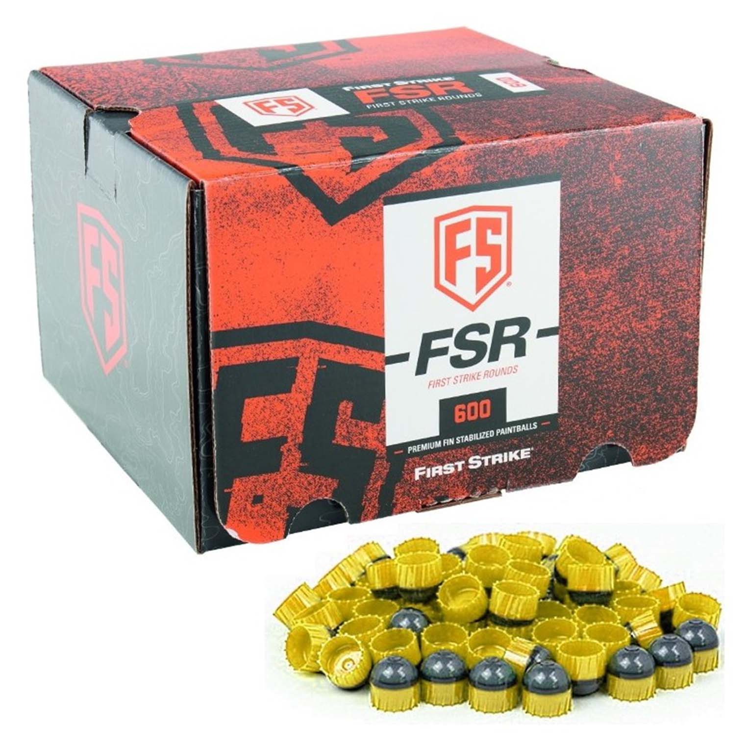 First Strike Rounds 600 Box Yellow/Yellow .68Cal