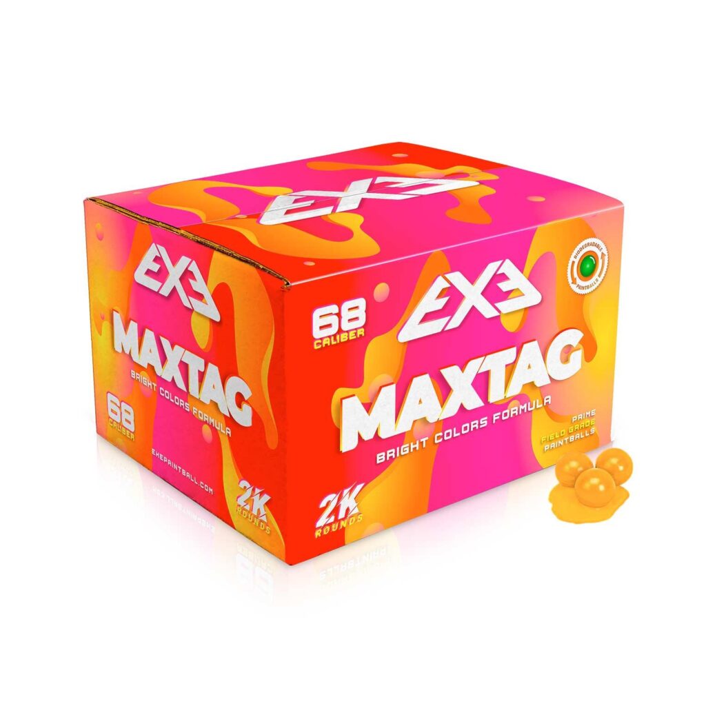 Paintballs Maxtag 0.68 Orange/Orange