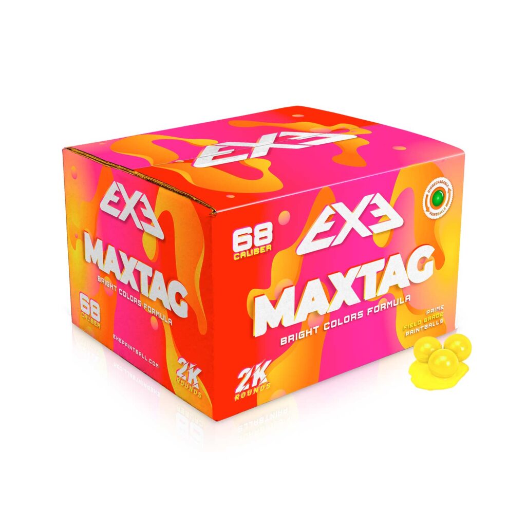 Paintballs Maxtag 0.68 Yellow/Yellow